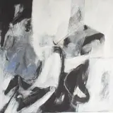 Encounter #9 by Harry Nadler, 1960s, oil on canvas, offered Jan 2026