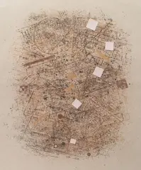 David Shapiro, Seven Centers, 1978, lithograph and