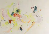 Walter Sorge, Untitled, mixed media painting of figures