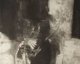 Walter Sorge, Atelier, aquatint