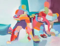 Untitled by George Coggeshall, gouache, offered Jan 2026