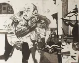 Jack Levine, The Spanish General, etching and aquatint