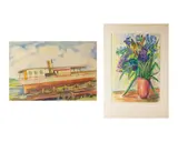 Untitled by Arno W. Hempel, 1950s, watercolor, offered Jan 2026