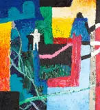 Tokyo Portal by Willard Johnson, 2022, oil on canvas, offered Nov 2025