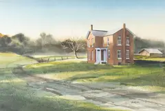 Henry Bell, Midway thru the P.M., watercolor
