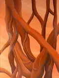 Sunrise by Lori Woodcock, oil on canvas, offered Nov 2025