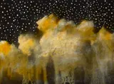 Ancient Skies by Johnny McKee, 2020, acrylic and shellac on board, offered Nov 2025