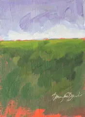 Douglas David, Untitled, oil on canvas landscape