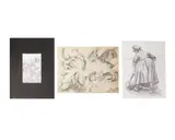 Emmalean Baumann, Untitled, 1960s, graphite van gogh studies