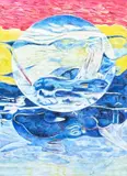 Ronald D. Newman, Untitled, oil on canvas unstretched