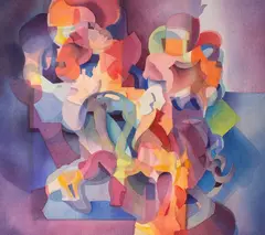 Untitled by George Coggeshall, watercolor, offered Nov 2025