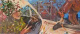 Untitled by Randy Willier, oil on acrylic panel, offered Nov 2025