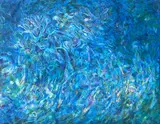 Ronald D. Newman, Untitled, oil on canvas unstretched