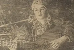 Anders Zorn, Ols Maria, 1919, etching