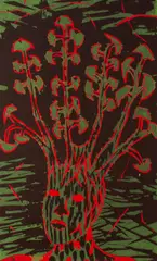 Untitled by Joseph Scheer, 1993, woodcut, offered Nov 2025