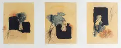 Carol Bernier, Three Times Without Taking Note, 1999, mixed media