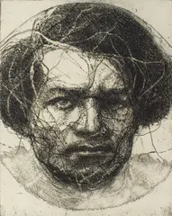Charles Wells, Frederick Douglass, 1986, etching