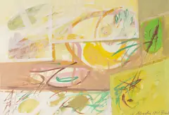 Untitled by Walter Stomps, gouache, offered Sep 2025