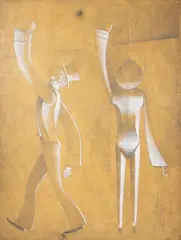 Wind Toy Study by Walter Louis Jones, 1971, mixed media, offered Sep 2025