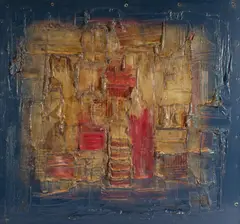 Harry Bouras, Lesser Aspect II, 1961, mixed media