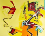 James L. Bruch, Untitled, acrylic on paper