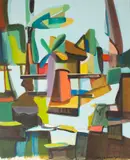 George Coggeshall, Untitled, gouache