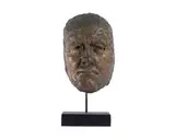 Untitled by Isidore Grossman, bronze sculpture of a face, offered Sep 2025