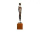Fegele by Isidore Grossman, 1955, bronze sculpture of a figure, offered Sep 2025