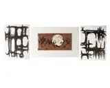 Untitled by Emmalean Baumann, ink drawings and woodcut, offered Sep 2025