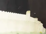 Carcassonne by Paul F. Samuelson, 1993, watercolor and ink, offered Sep 2025