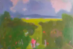 Martin Friedman, Untitled, oil on canvas landscape
