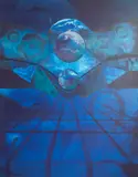 James Cunningham, Untitled, 1972, acrylic on canvas