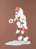 Hon Kachina by Judie Aitken, 1981, gouache, offered Jun 2025