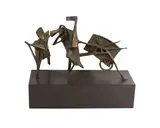 Untitled by Francine Zak, bronze abstract, offered Jun 2025
