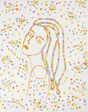 Angee Walberry, Mona Lisa, 2025, acrylic on canvas
