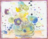Untitled by Bonnie Draher, watercolor floral still life, offered Jun 2025