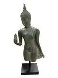 Southeast Asian, Untitled, bronze torso of a standing buddha