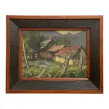 Helmut Gransow, "French Canadian Farm", 1971, Oil on Canvas Signature: Inscribed, titled, and dated by the artist on the verso canvas Artwork