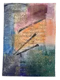 Anabel Hewitt, Original, mixed media art featuring musical instruments and