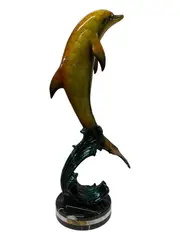 Untitled by W. Aribu, bronze dolphin, offered Sep 2026