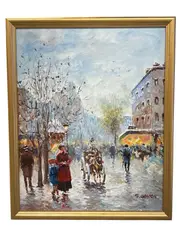Untitled by Jacques Gaston, oil on canvas, offered Aug 2026