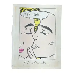 Roy Lichtenstein, It Is... Good, 1973, Colored pencil on paper