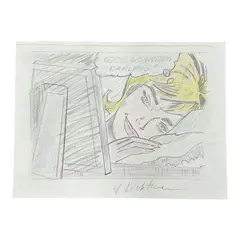 Roy Lichtenstein, Good Morning... Darling!, Colored Pencil on paper