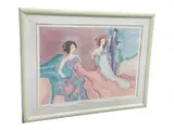 Misty Rose by Jane Bazinet, Limited-Edition Serigraph / Silkscreen Signature: Hand-signed in pencil lower right, offered Sep 2026