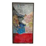 Abstract Composition (Antes de Volar) by Ghislaine "Gizou" Lamothe, 1999, Oil on canvas, offered Sep 2026