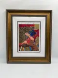 Energetic mixed media artwork depicting a jazz musician with a trumpet by Blow Baby Blow by Marcus Glenn, Mixed Media, offered Sep 2026