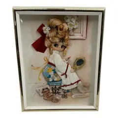 Untitled by Dora Goldsmith, mixed media shadow box figure, offered Jul 2026