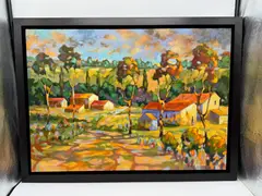 Medium: by Voytek Glinkowski, Mixed Media on Canvas (2000) Style: Landscape Dimensions: painting (30" Tall x 42" Long);, offered Jul 2026