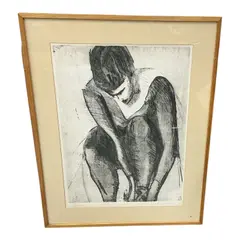 Gilbert Frederick (Bert) Carpenter, Dancer, Etching and aquatint (or dynamic intaglio print) on paper