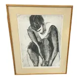Dancer by Gilbert Frederick (Bert) Carpenter, Etching and aquatint (or dynamic intaglio print) on paper, offered Sep 2026